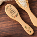 Personalised Christening Keepsake Baby Hairbrush