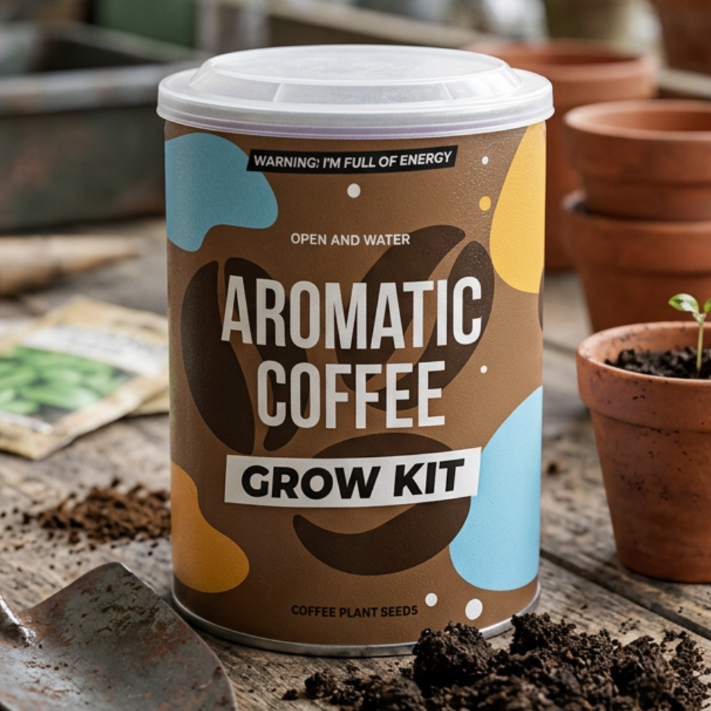 Grow Your Own Coffee Plant Tin