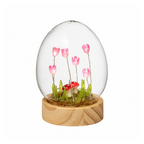 Flower Dell LED Glass Dome Light