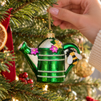 Green Watering Can Christmas Bauble