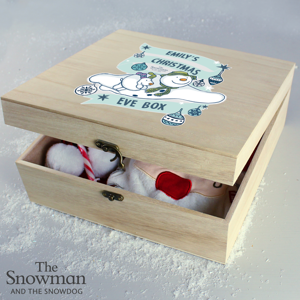 Personalised The Snowman Christmas Eve Box