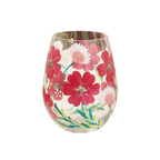 Poppies Stemless Glass