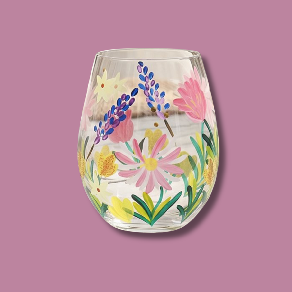 Cottage Garden Stemless Glass