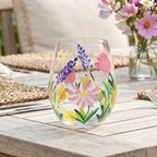 Cottage Garden Stemless Glass