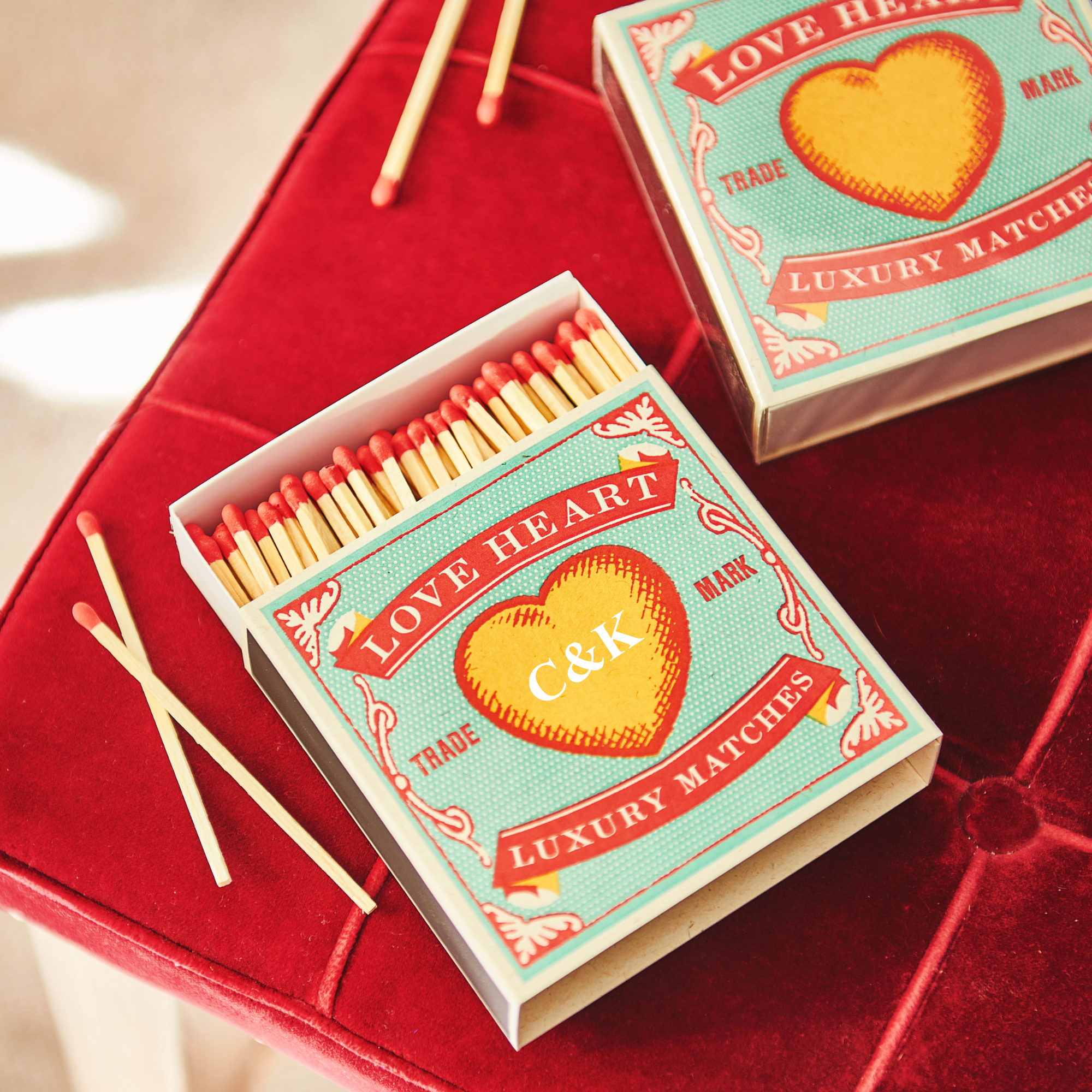 Love Heart Luxury Matches