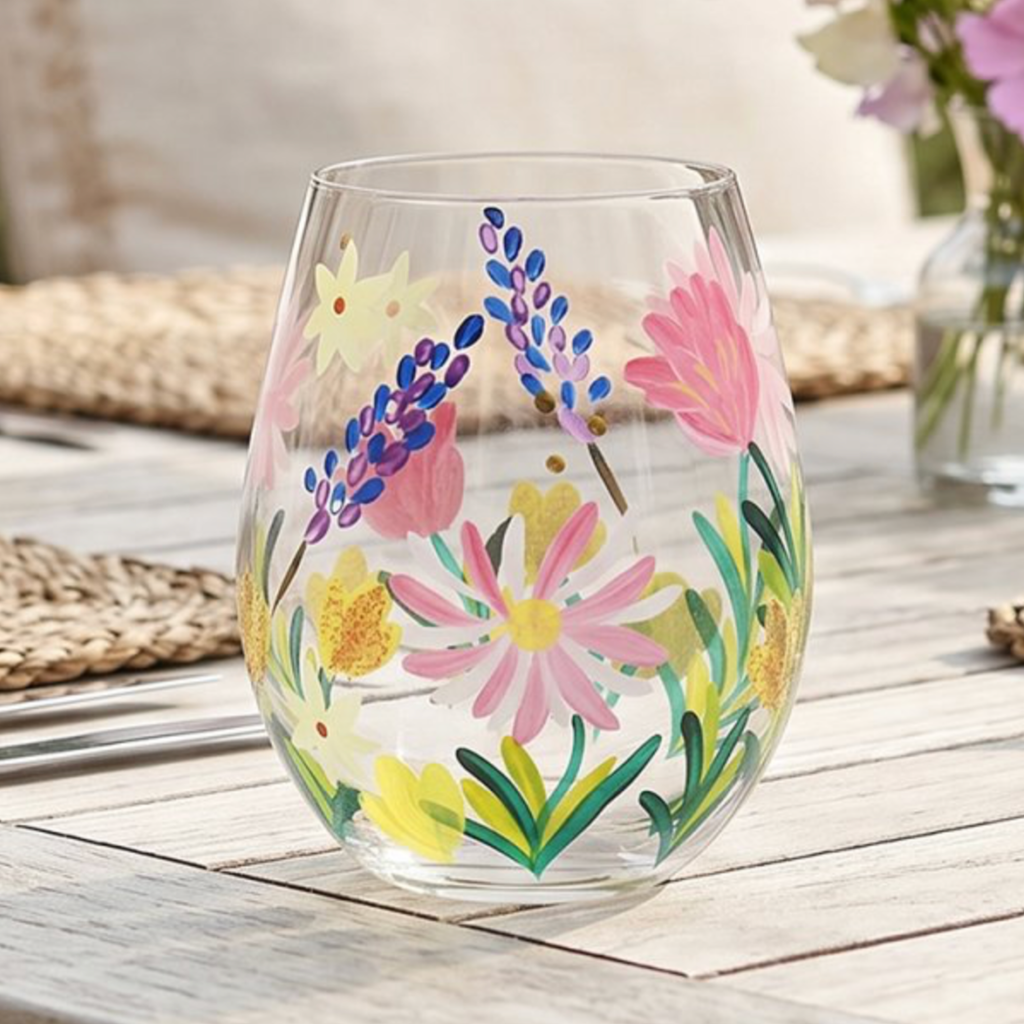 Cottage Garden Stemless Glass