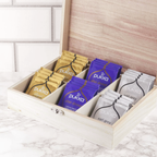Personalised Monogrammed Tea Box with Fine Teas