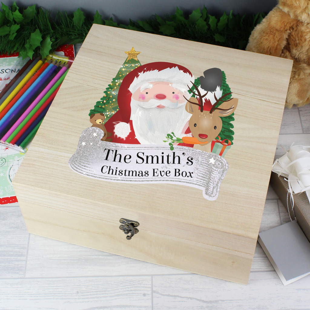 Personalised Santa & Reindeer Christmas Eve Box