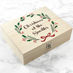 Personalised Jolly Holly Christmas Eve Box