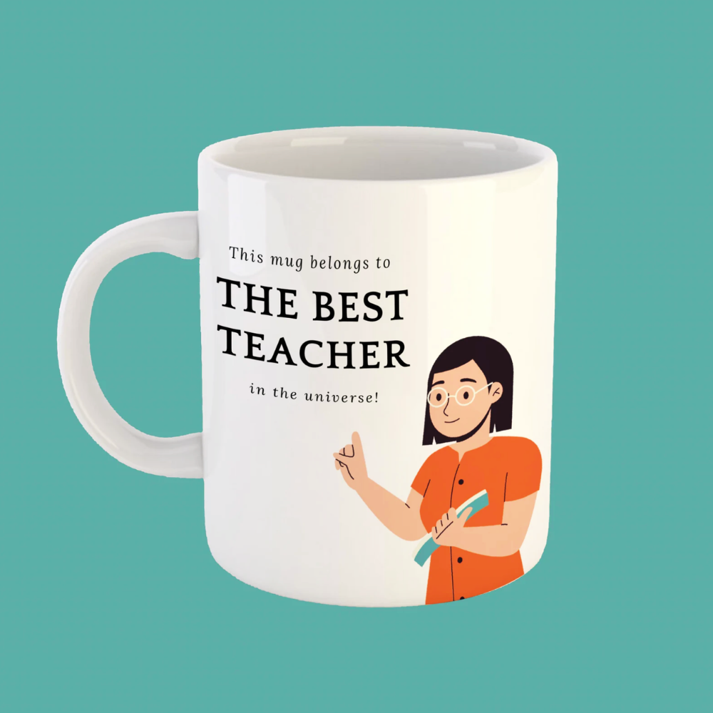 Personalised Best Teacher Mug