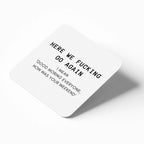 Here We Go Again Funny Office Mug