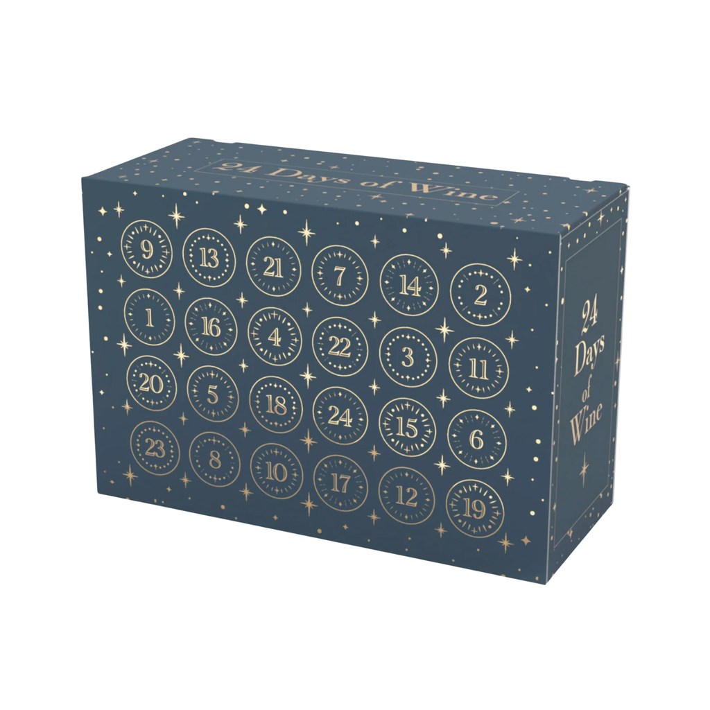Wine Down To Christmas 24 Days of Wine advent calendar product image on a white background