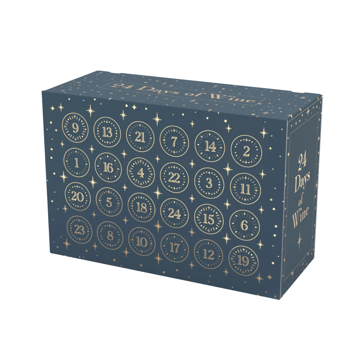 Wine Down To Christmas 24 Days of Wine advent calendar product image on a white background