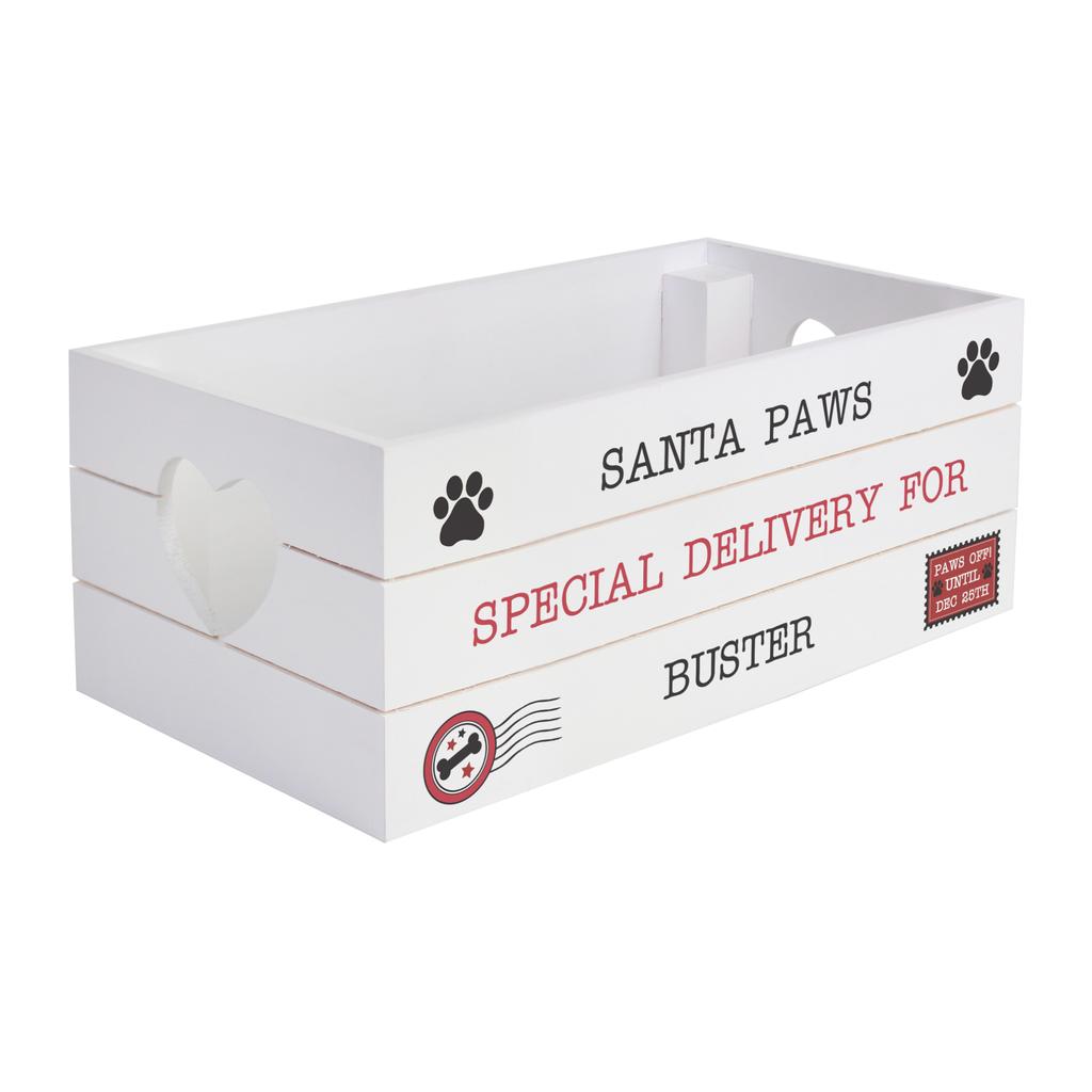 Personalised Dog Christmas Eve Crate
