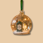 Personalised Gin and Tonic Glass Dome Christmas Bauble