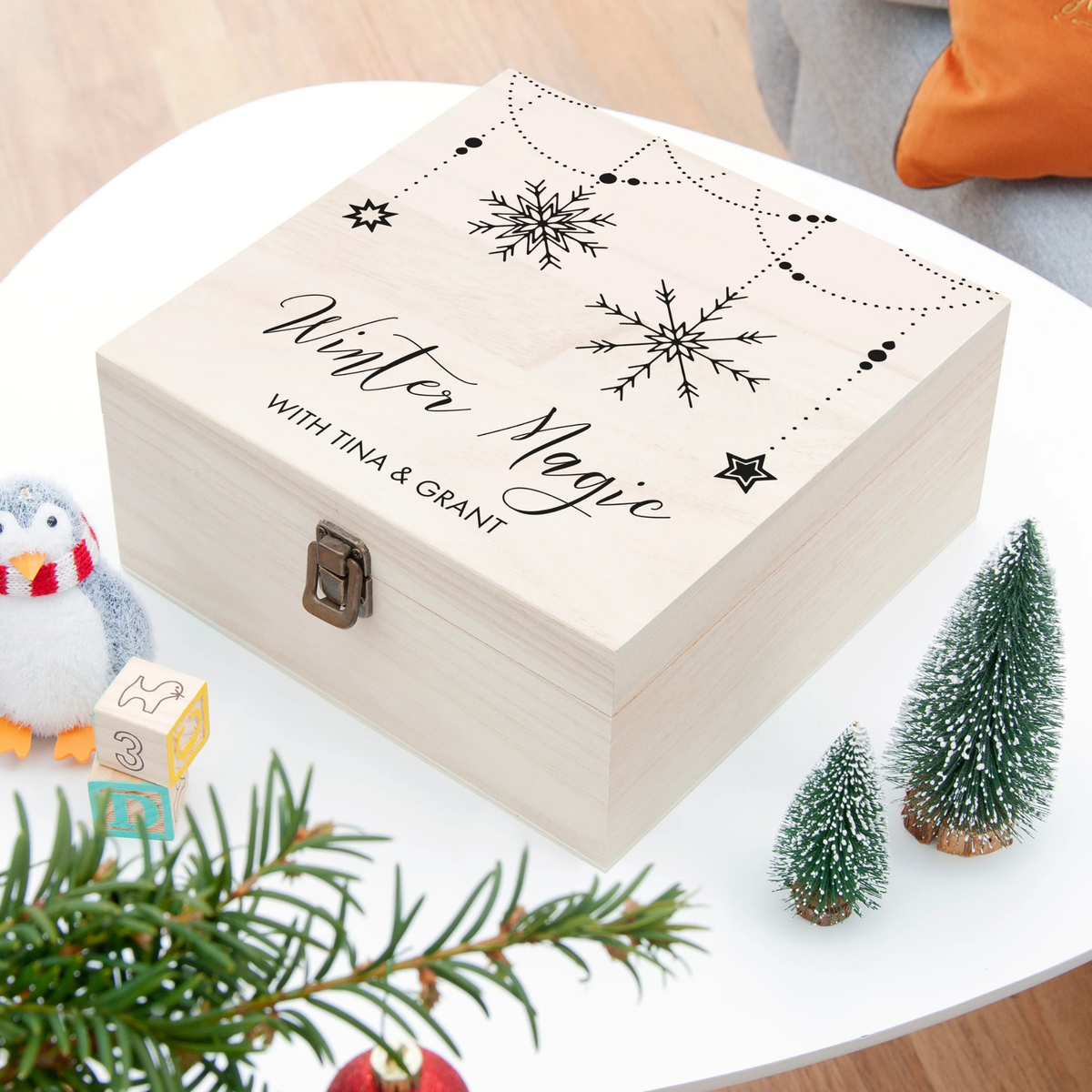 Personalised Winter Magic Christmas Eve Box