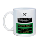 Personalised Tennis Mug Custom Name Gift