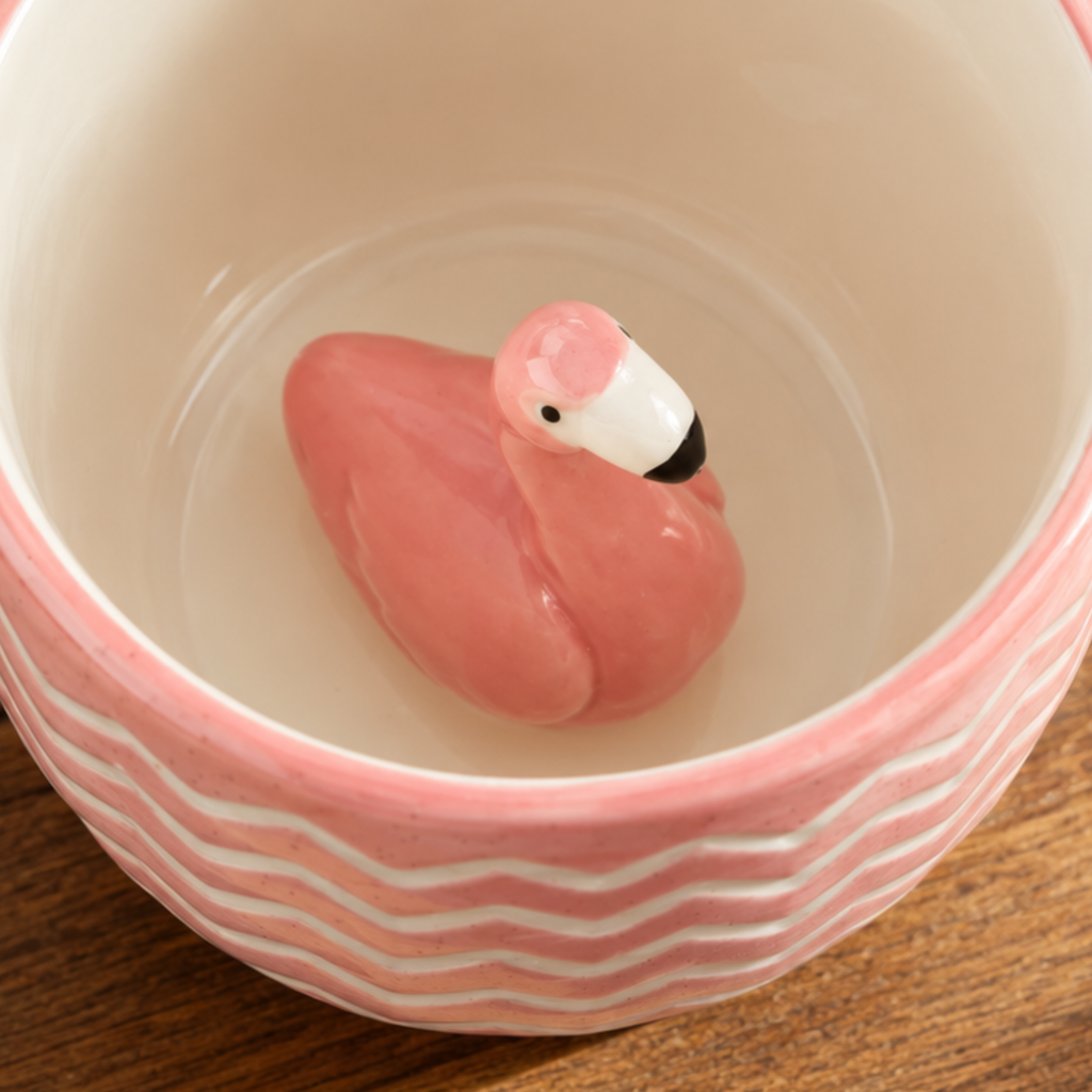 Surprise Flamingo Mug