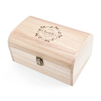 Personalised Christmas Eve Chest with Mistletoe Wreath