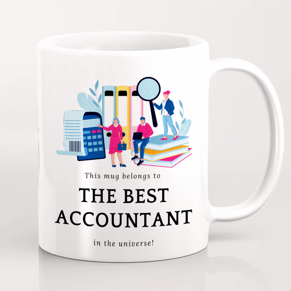 Personalised Best Accountant Mug