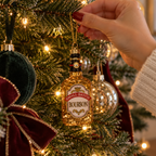 Bourbon Whiskey Bottle Christmas Bauble