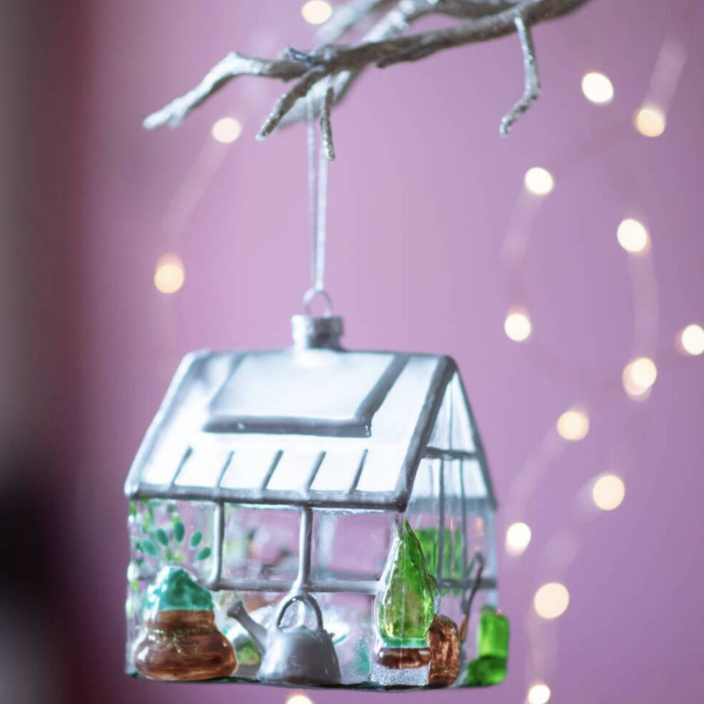 Greenhouse Glass Christmas Bauble