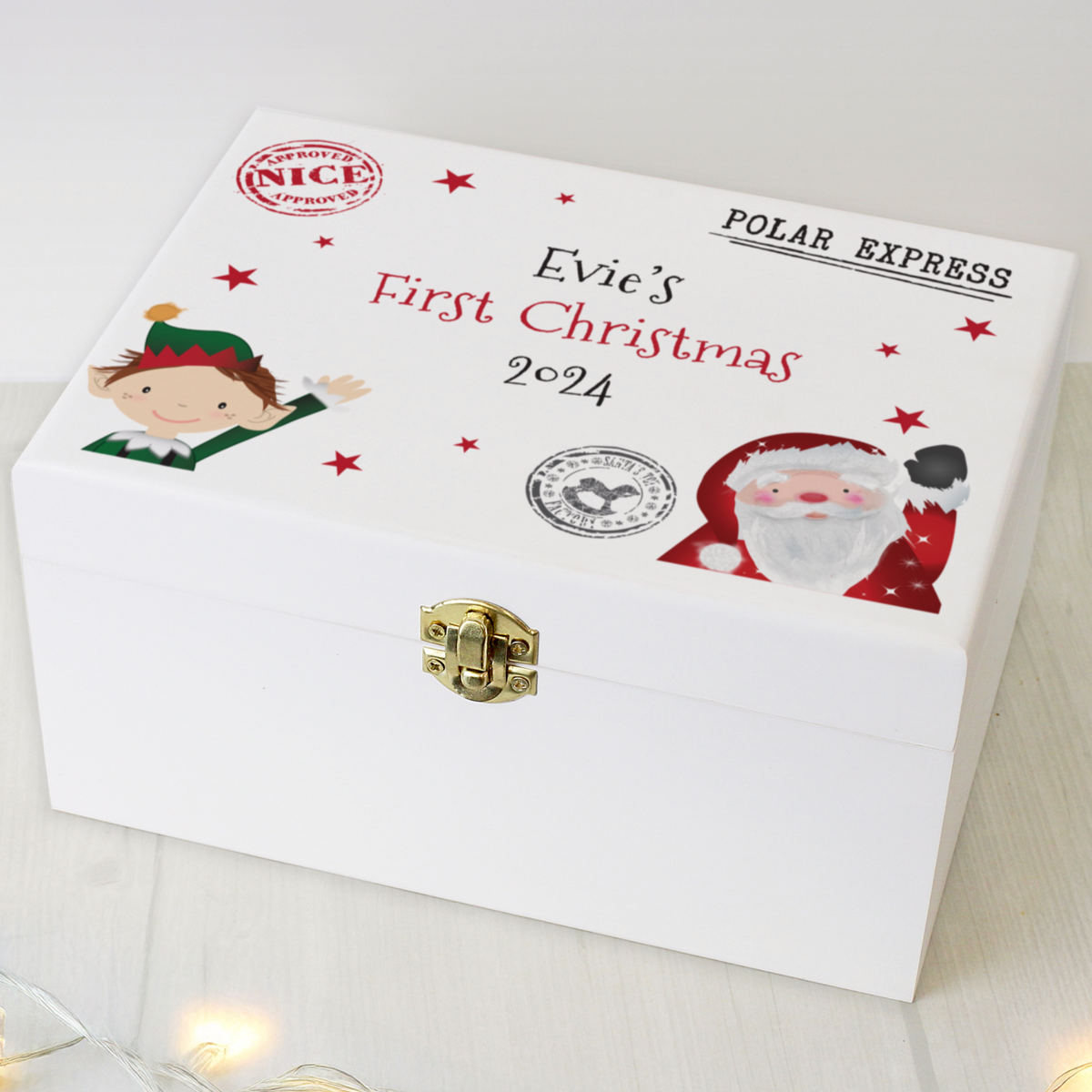 Personalised Small Christmas Eve Box