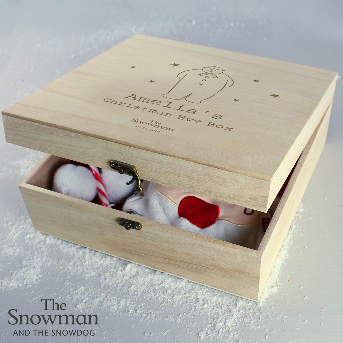 Personalised The Snowman Christmas Eve Box