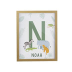 Personalised Animal Print In A Frame