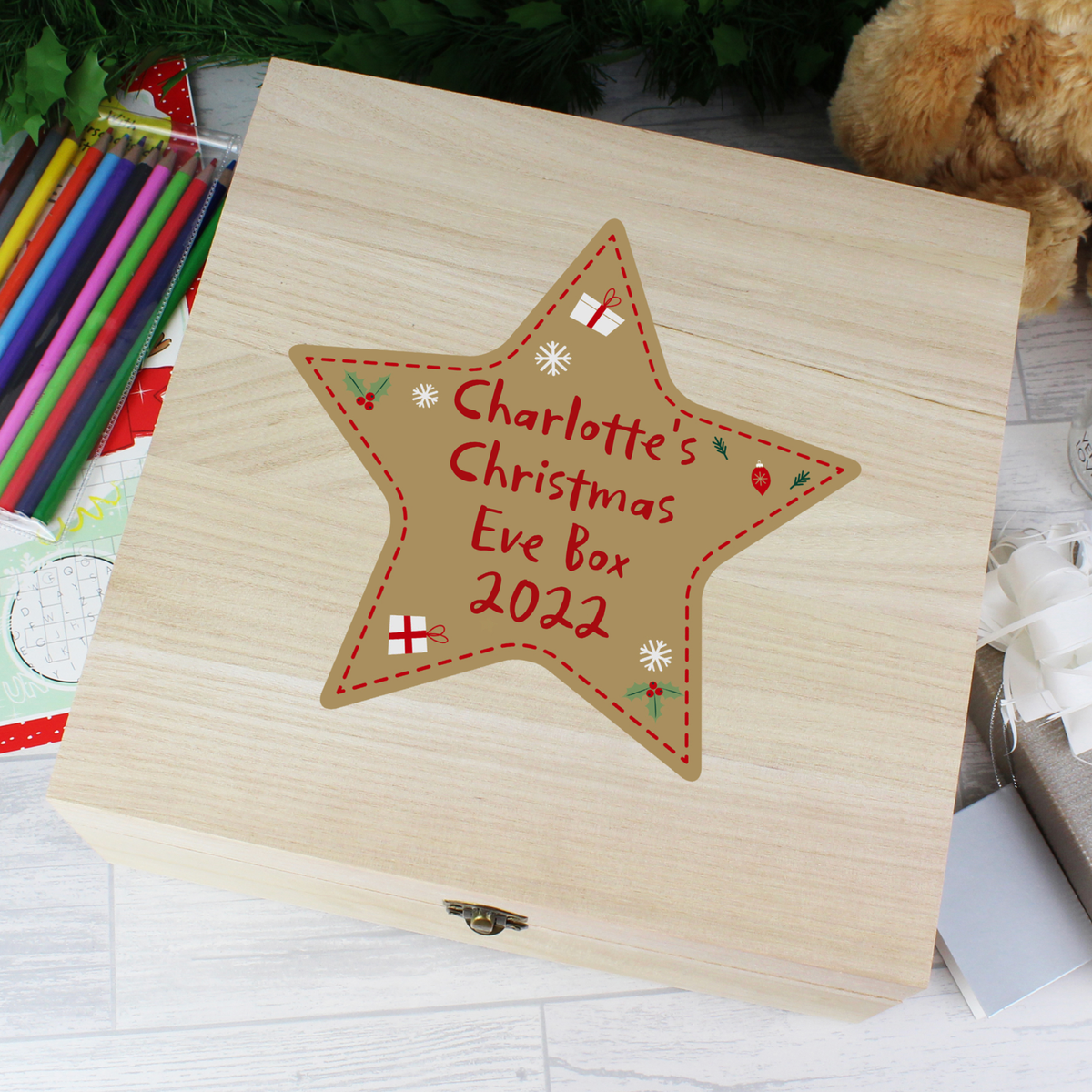 Personalised Star Christmas Eve Box