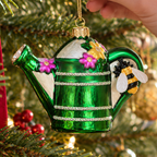 Green Watering Can Christmas Bauble