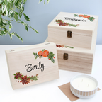 Personalised Festive Garland Christmas Eve Box