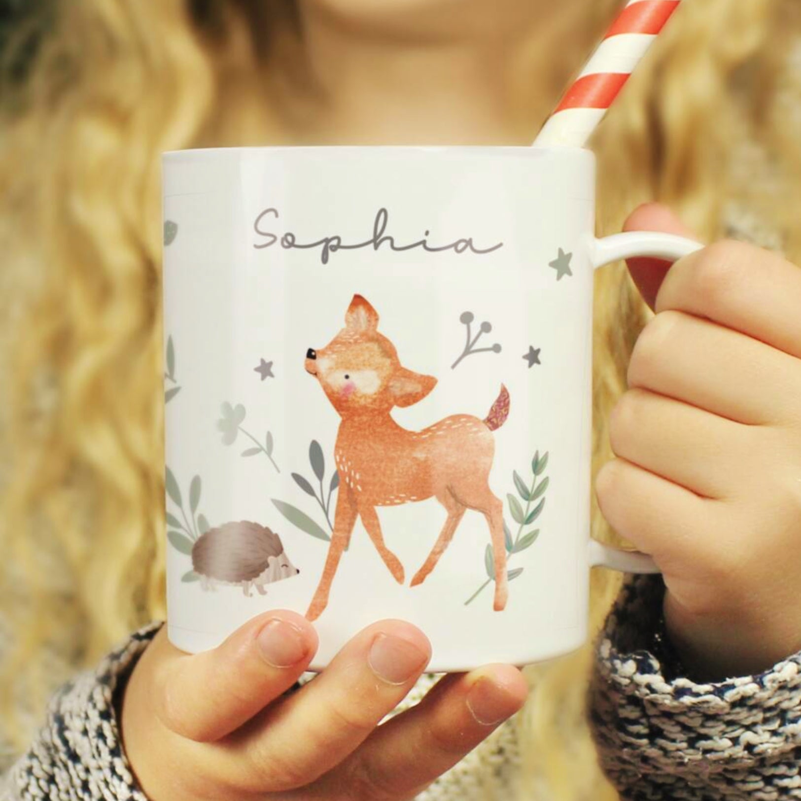 Personalised Woodland Animals Plate