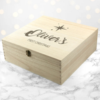 Personalised Minimalist First Christmas Memory Box