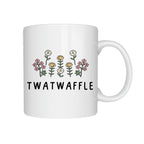 Funny Floral Twatwaffle Ceramic Mug