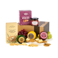 Three Cheese Gift Hamper Luxury Cheddar Biscuits & Chutney Gift Box