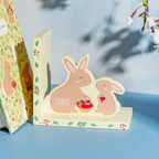 Personalised Bunny Rabbit Wooden Bookends