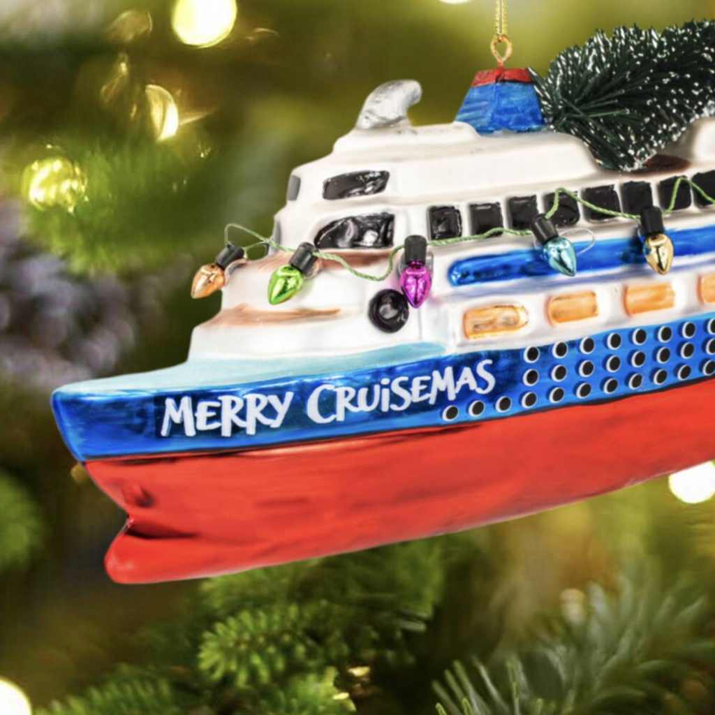 Merry Cruisemas Cruise Ship Christmas Bauble