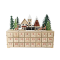 Reusable Wooden Advent Calendar With LED Lights