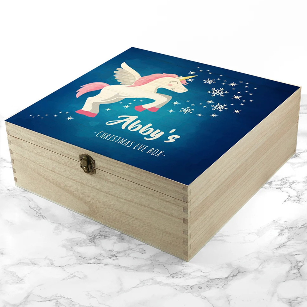 Personalised Baby Unicorn Christmas Eve Box