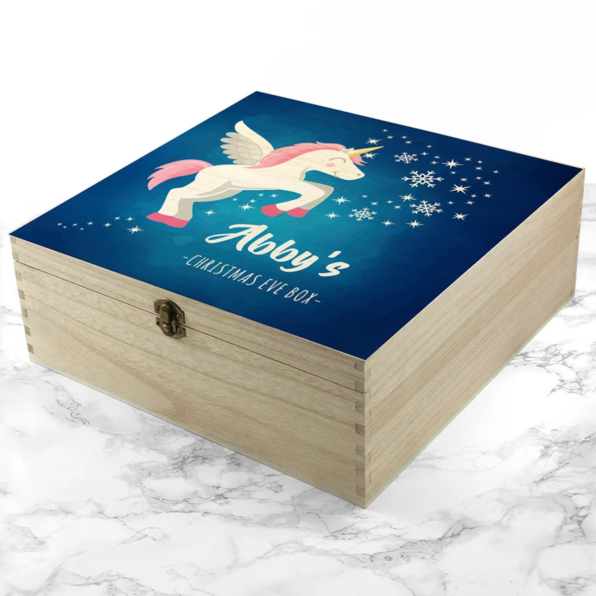 Personalised Baby Unicorn Christmas Eve Box