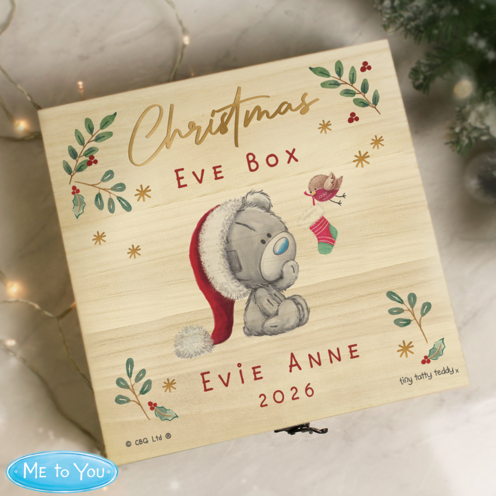 Personalised Tiny Tatty Teddy Christmas Eve Box