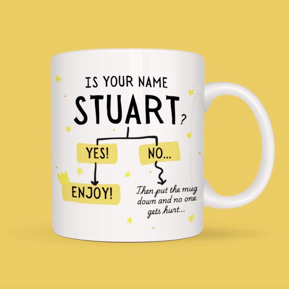 Funny Flowchart Name Mug