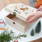 Personalised Girl Elf Christmas Eve Box