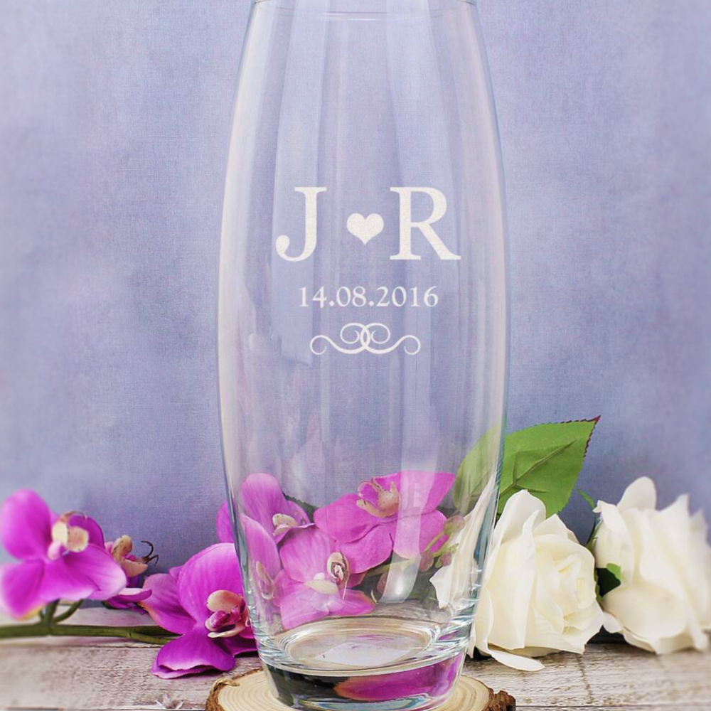 Personalised Monogram Bullet Vase