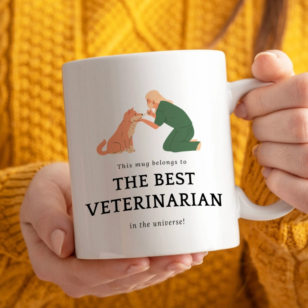 Personalised Veterinarian Mug Ceramic Coffee Cup