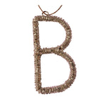 Personalised Sparkly Silver Letter Decoration
