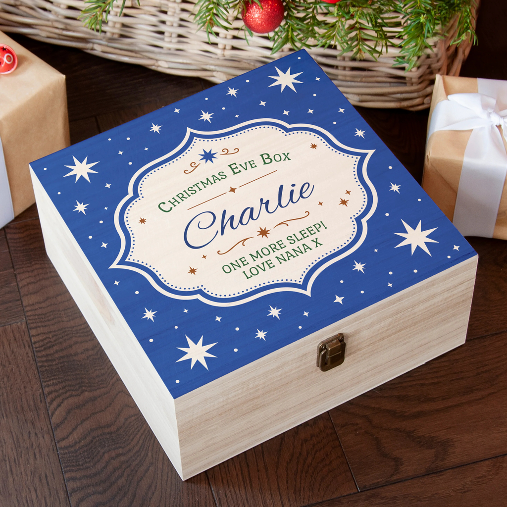 Personalised Starry Night Sky Christmas Eve Box