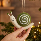 Garden Snail Felt Decoration
