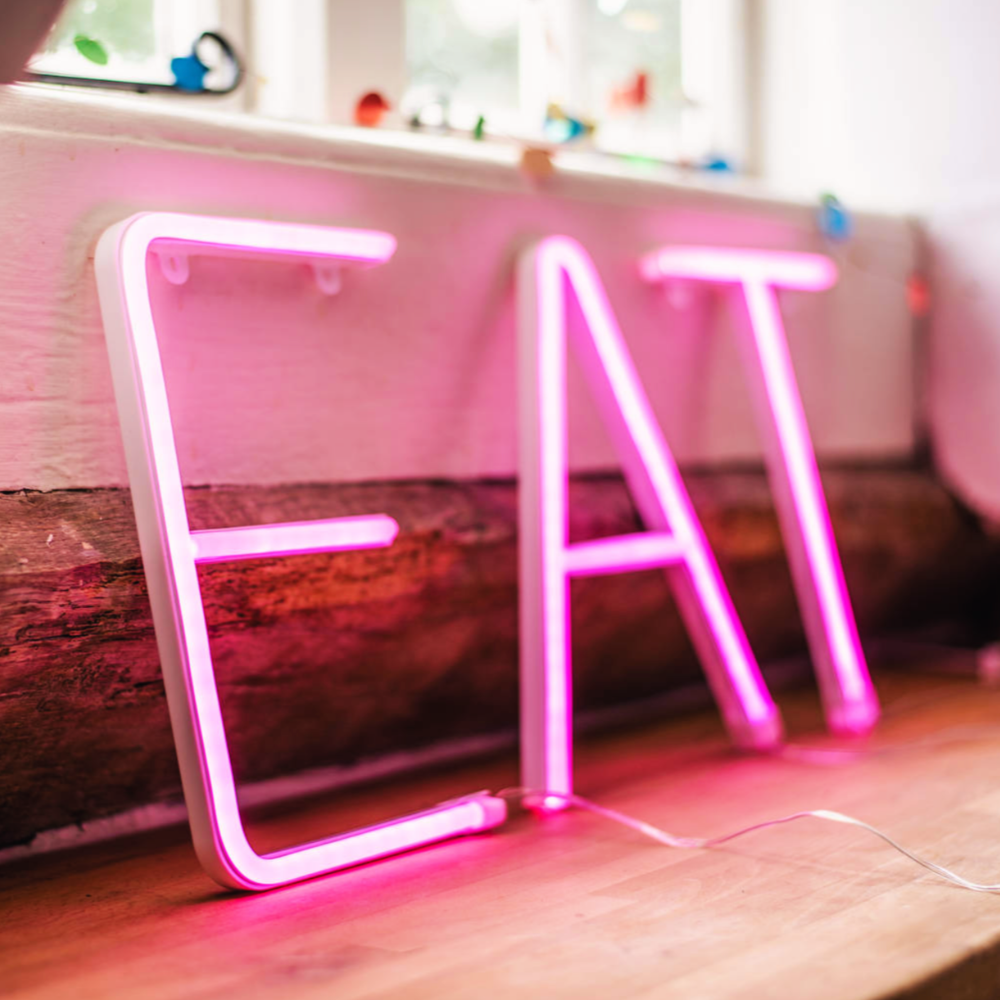 Neon Letter USB Lights